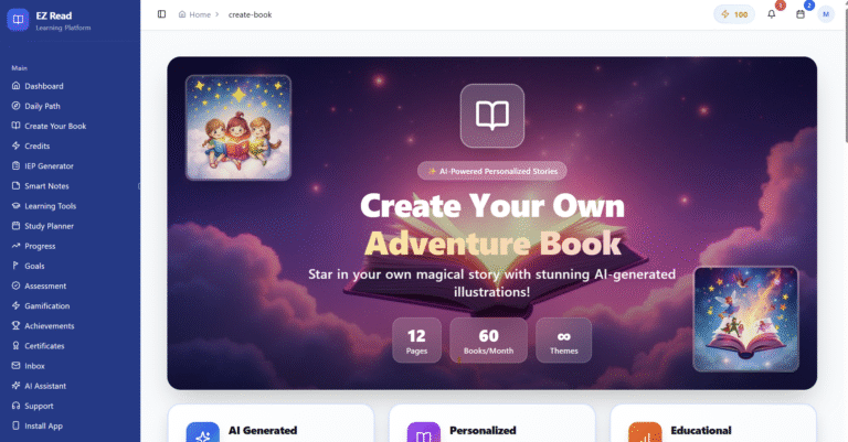 EZRead.ai for dyslexia and autism – adaptive reading and writing app that builds confidence in neurodiverse learners | EZducate