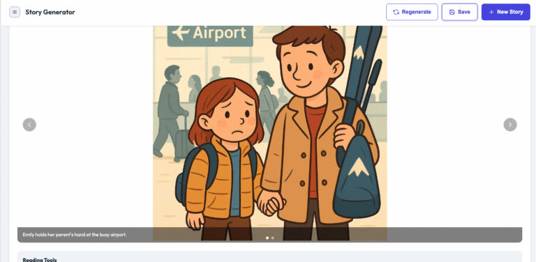 Child holding a parent’s hand and feeling anxious in a busy airport