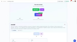 EZRead Morphology Builder Watch the Word Build animation showing quixotic broken into Quixot root and ic suffix